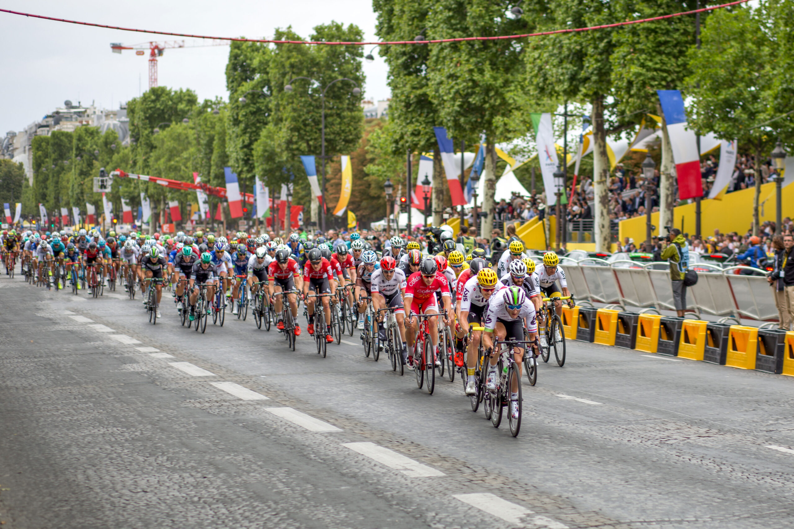 Champs Elysees i Paris Frankrig - Tour de France