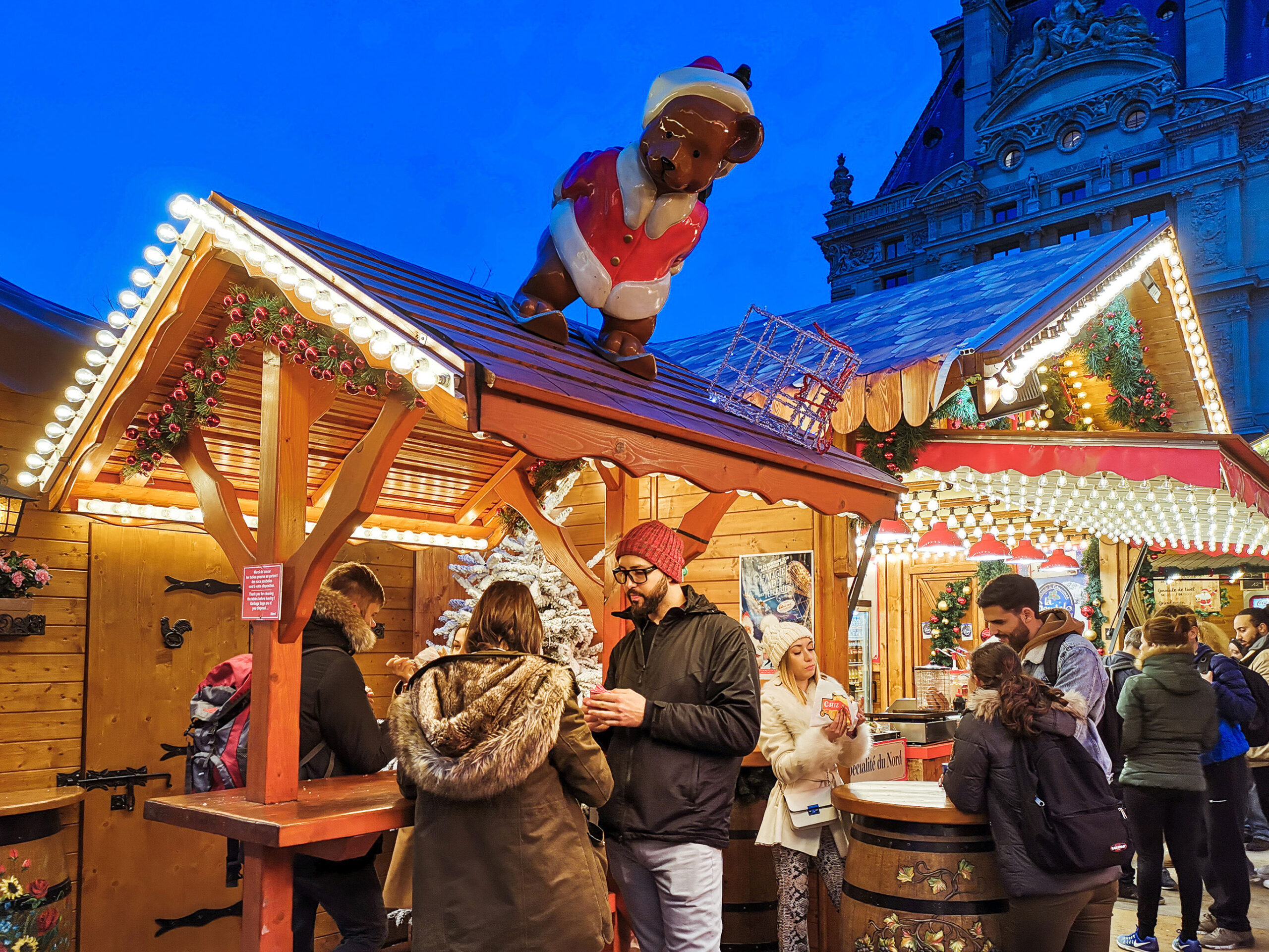 La Magie de Noel julemarked i Paris